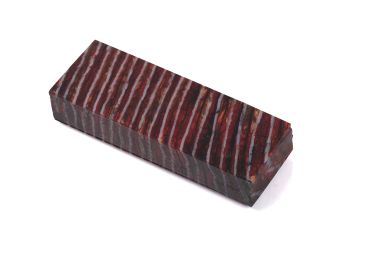 Bloc de molaire de mammouth stabilisé rouge by Raffir
